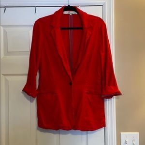 Anthropology (Level 99) Red Summer Blazer